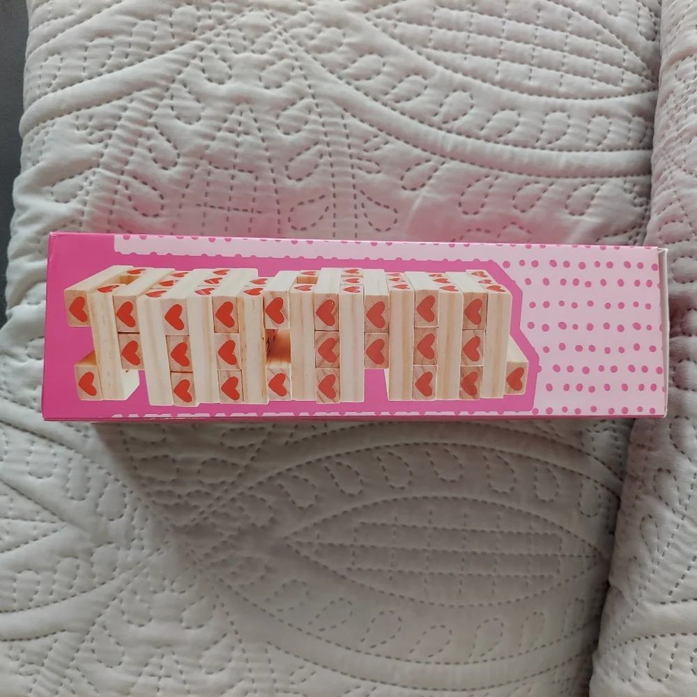 48 piece stacking tower game Pink NEW IN BOX